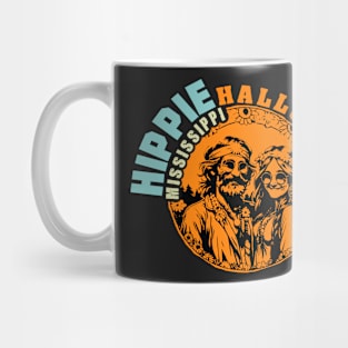 hippie halloween missisippi pun retro design Mug